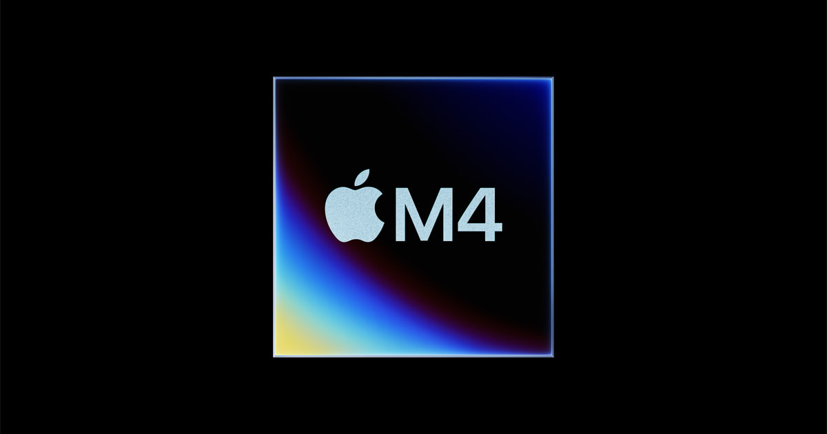 Apple M4 chip badge